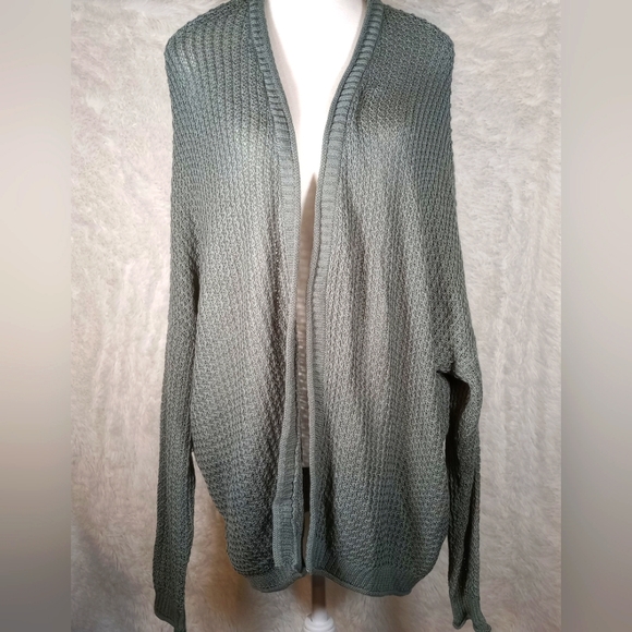 Maurices Oversized Cardigan Women's size 1x Green - Picture 1 of 6